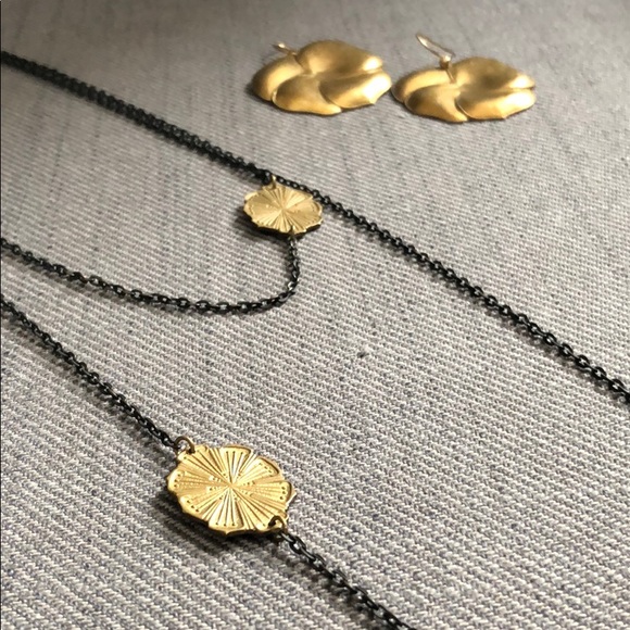 Vintage style necklace and earring set - Picture 2 of 5